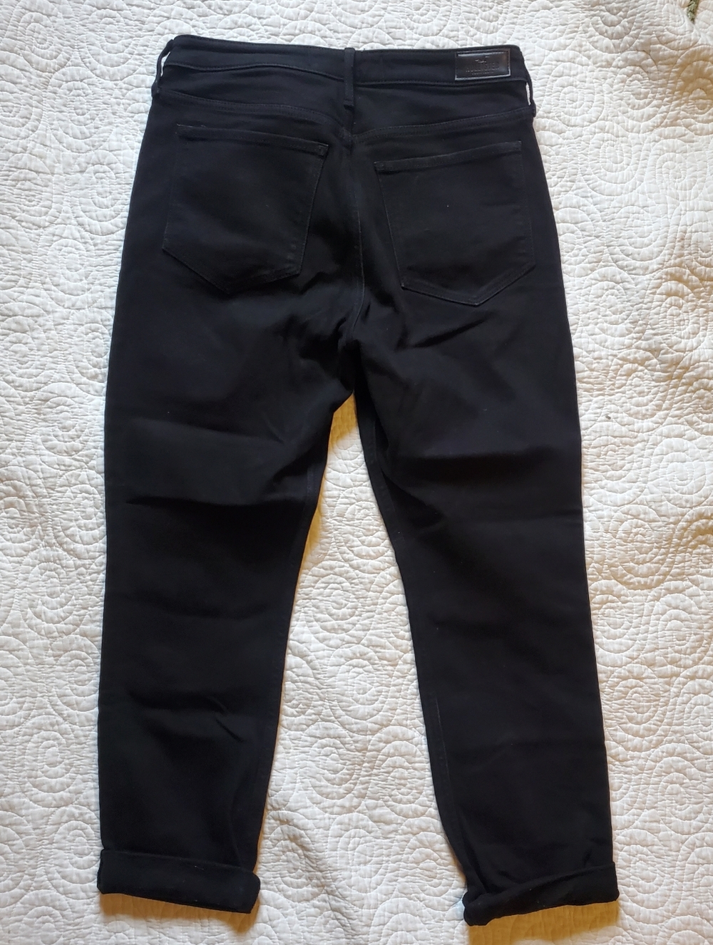 Ultra High Rise Skinny Ankle Black Soft Stretch Hollister Jeans Size 11 30 Waist - Picture 3 of 5